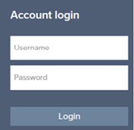 Account login
